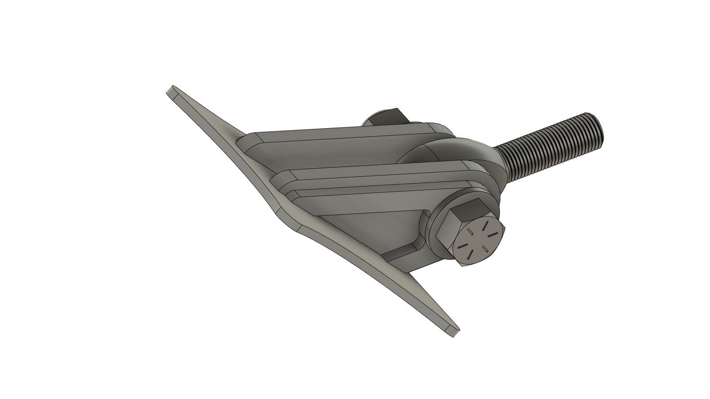 Bracketry UNIVERSAL TRACK LOCATOR DIFF BRACKETRY- TO SUIT 1/2