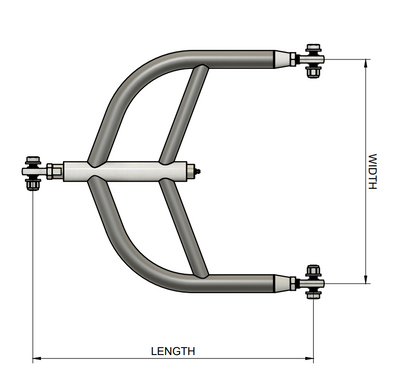 TRACK LOCATOR- WELDED TO SUIT YOUR SPECS