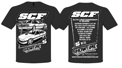 Showtime Customs Tee -  The 1st - 2nd Gen Drag Car Combo